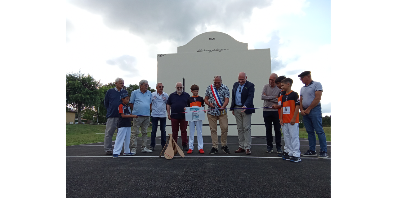 Image d'illustration pour : Inauguration du fronton aux beaux jours ! Image d'illustration pour : Inauguration du fronton aux beaux jours !