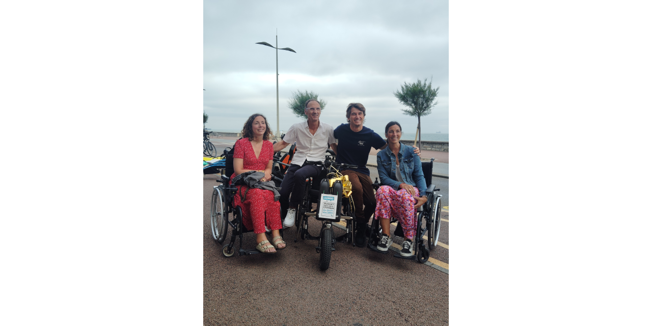 Image d'illustration pour : Inauguration du fauteuil tout terrain !