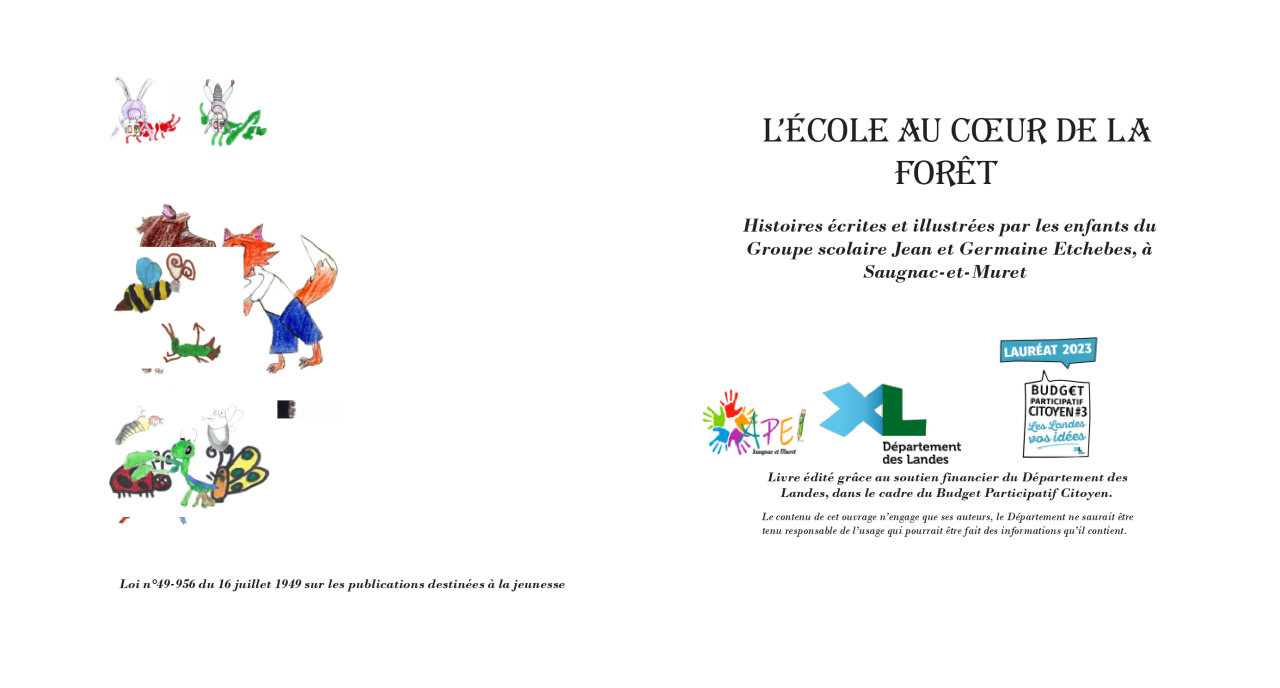 Image d'illustration pour : Réalisation du projet : la couverture du livre dessiné et écrit par les enfants