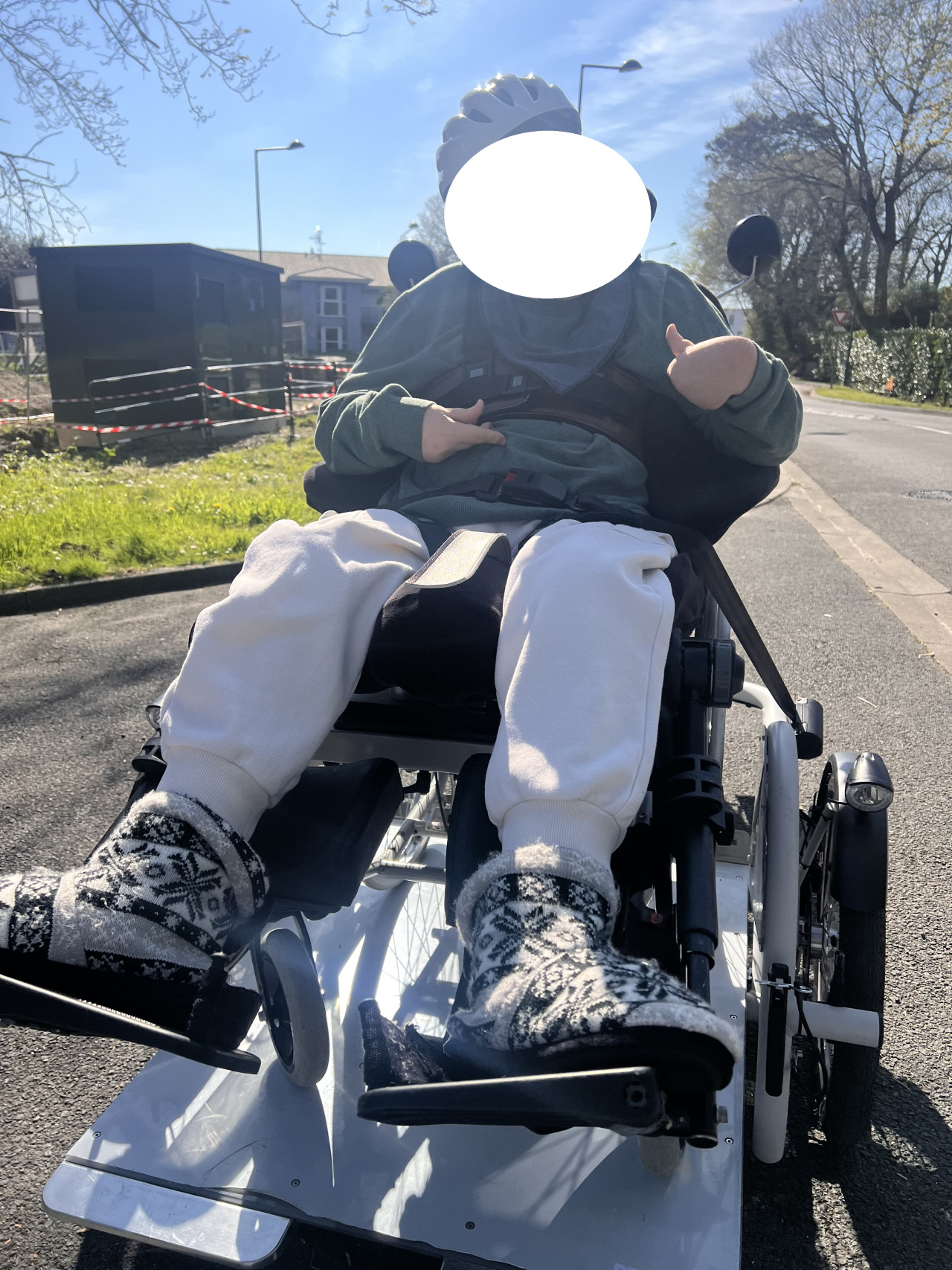 Image d'illustration pour : Les joies du vélo en fauteuil roulant !