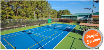 Image d'illustration pour : n° 31027 - 4 terrains de pickleball pour tous !