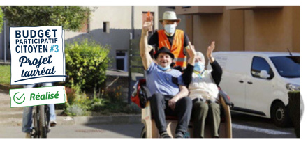 Image d'illustration pour : n°20590 - Triporteur pour fauteuil roulant