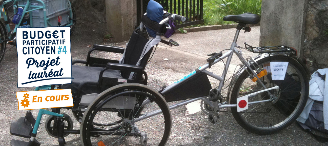 Image d'illustration pour : n° 30639 - Les joies du vélo en fauteuil roulant !