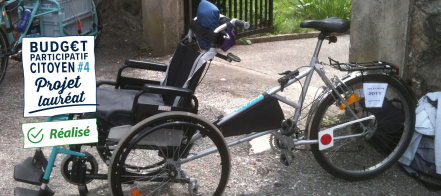 Image d'illustration pour : n° 30639 - Les joies du vélo en fauteuil roulant !